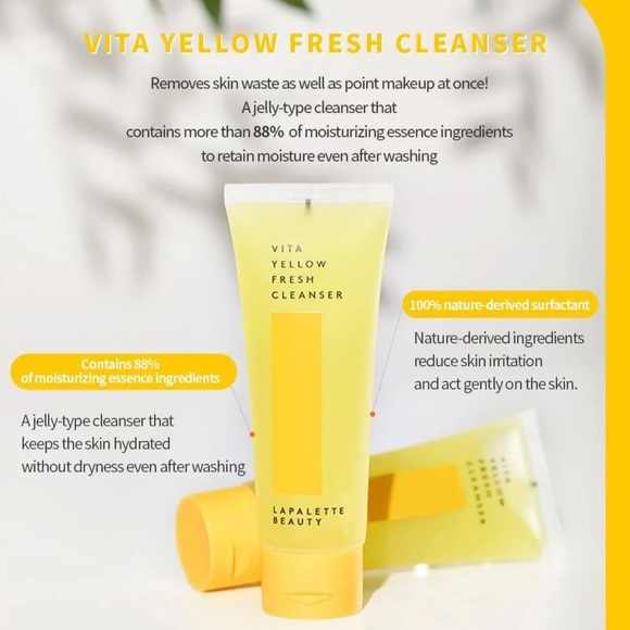 🍋 LAPALETTE BEAUTY Vita Yellow Fresh Cleanser - Picture 3 of 11